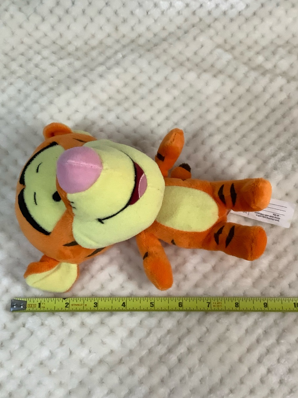 Disney Orange Tigger Plush Big Head with Pink Nose Stuffed Animal Toy - Picture 14 of 14